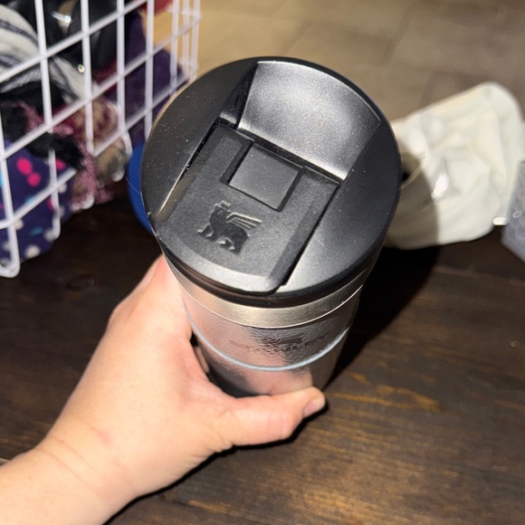 Stanley Black and Silver Travel Mug - Picture 3 of 3